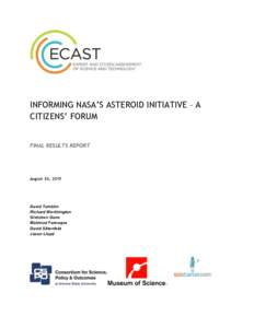 Microsoft Word - NASA Asteroid Initiative Citizen Forum Full  Report.docx