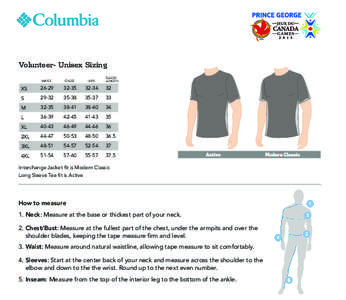 Volunteer- Unisex Sizing SLEEVE LENGTH