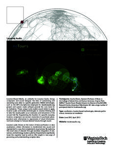 Locative media / Display technology / Sonification / Telematic performance / Sound art / Geolocation / Locative case / Arts / Aesthetics / Digital media / Multimodal interaction / Visual arts