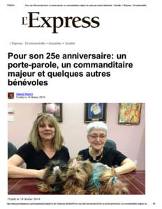 Pour son 25e anniversair...Express - Drummondville