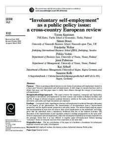 The current issue and full text archive of this journal is available at www.emeraldinsight.com[removed]htm IJEBR 16,2