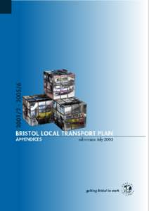 Contents APPENDIX 1 REPORT ON PUBLIC INVOLVEMENT IN THE LOCAL TRANSPORT PLAN PREPARATION