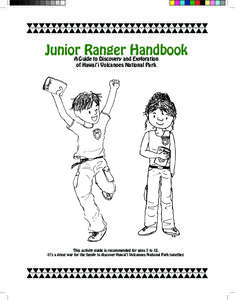   Junior Ranger Handbook A Guide to Discovery and Exploration of Hawaiÿi Volcanoes National Park