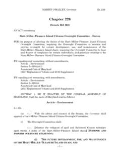 2011 Regular Session - Chapter 226 (Senate Bill 368)