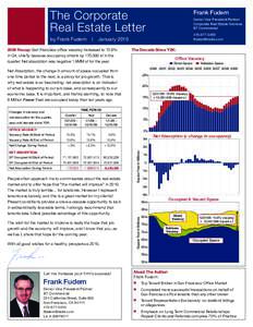 The Corporate Real Estate Letter by Frank Fudem l