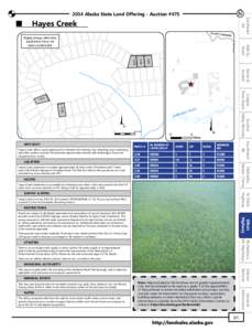 N[removed]Alaska State Land Offering - Auction #475 Southeast AK