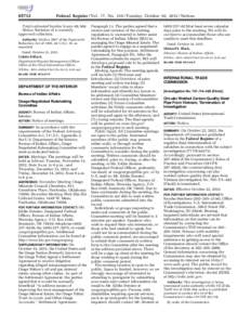 [removed]Federal Register / Vol. 77, No[removed]Tuesday, October 30, [removed]Notices Total estimated burden hours: 48,168. Status: Revision of a currently