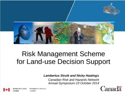 Risk Management Scheme FEMA Modeling Task Force for Land-use Decision Support
