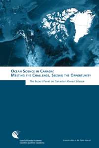 Ocean Science in Canada: Meeting the Challenge, Seizing the  Opportunity