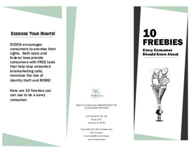 10  EXERCISE YOUR RIGHTS! FREEBIES