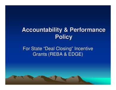 Microsoft PowerPoint - EDGE_REBA Accountability Policy1.73
