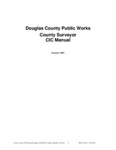 HENNEPIN COUNTY CIC MANUAL