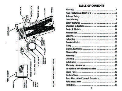 TABLE OF CONTENTS Warning ..................................................................4 Main Features and Tech Info ......................................5