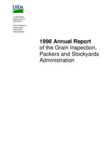 United States Department of Agriculture Grain Inspection, Packers and Stockyards