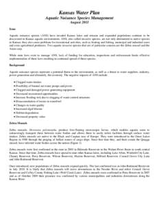 Dreissenidae / Sport fish / National Invasive Species Act / Invasive plant species / Asian carp / Zebra mussel / Myriophyllum spicatum / Quagga mussel / Aquaculture / Fish / Invasive species / Carp