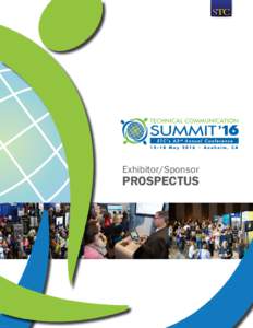 Exhibitor/Sponsor  PROSPECTUS SHOWCASE YOUR PRODUCTS AND SERVICES AT THE PREMIER EVENT FOR THE