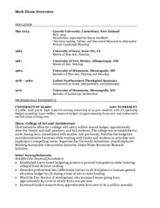 Massachusetts / Architecture / Environmental social science / Boston Architectural College / Landscape planning / Landscape architect / Landscape design / University of Nevada /  Las Vegas / Grant Jones / Landscape architecture / Environmental design / Environment