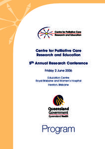 CPCRE 2006 Conference Program & Book of Abstracts