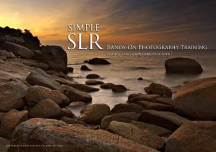 SIMPLE  SLR Hands-On Photography Training