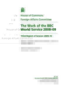 Microsoft Word - The Work of the BBC World ServiceHC 334 FINAL.doc