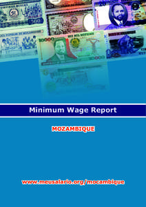 Minimum Wage Report MOZAMBIQUE www.meusalario.org/mocambique  The Minimum Wage In Mozamvique
