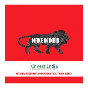 Invest Ind a GUIDING YOUR INVESTMENTS NATIONAL INVESTMENT PROMOTION & FACILITATION AGENCY  I