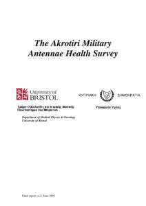 The Akrotiri Military Antennae Health Survey