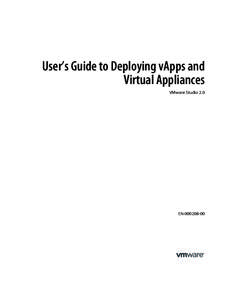 User’s Guide to Deploying vApps and  Virtual Appliances