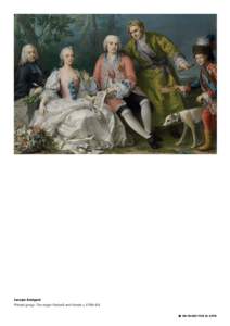 Jacopo Amigoni Portrait group: The singer Farinelli and friends c.1750–52 un paseo por el arte Jacopo Amigoni Italian (c. 1685)–1752, worked throughout Europe (c. 1715)–1752