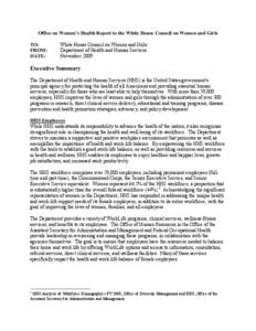 Health promotion / National Institutes of Health / Health education / Health Resources and Services Administration / Office of Population Affairs / United States Public Health Service / Indian Health Service / Office of Rural Health Policy / Elizabeth Duke / Health / Medicine / United States Department of Health and Human Services