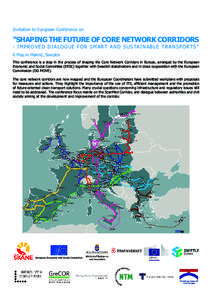 Ecological restoration / Habitats / Systems ecology / Rail transport in Europe / Trans-European Transport Networks / Wildlife corridor / Transport corridor / European Economic and Social Committee / Corridor / Transport / Conservation / Conservation biology