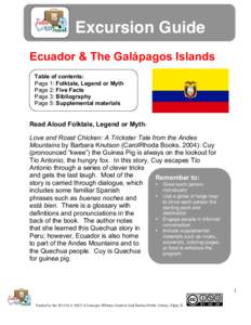 Microsoft Word - Excursion Guide To EcuadorGalapagos2.docx