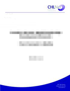 CHLNet Canadian Health Leadership Network Canada’s Premier Health Leadership Development Network:
