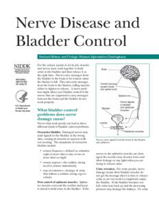 Nerve Disease and Bladder Control