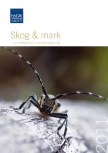 Skog & mark – om tillståndet i svensk landmiljö. ISBN2.
