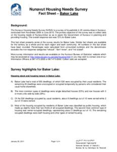 Microsoft Word - NHNS Baker Lake Fact Sheet.doc
