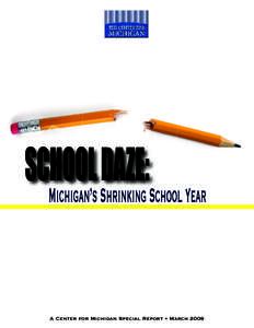 A Center for Michigan Special Report • March 2009  T ime is not on the side of Roger Cole.