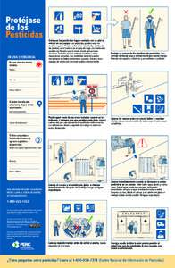 Protéjase de los Pesticidas EN UNA EMERGENCIA: Busque atención médica cercana.