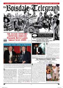 CALCUTTA CUP P2 • THE ROARING TWENTIES GRAND NATIONAL PARTY P3 • THE TWO REGION WHISKY TASTING P3  WWW.BOISDALE.CO.UK LE