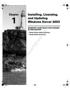 Windows Server / Windows / Internet Information Services / Remote Desktop Services / Remote Desktop Protocol / Microsoft SharePoint / Internet Authentication Service / Microsoft Management Console / Microsoft Windows / Software / System software