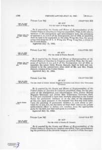 A186  PRIVATE LAW 942-JULY 15, 1952 Private Law 942