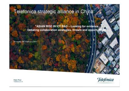 Telefonica strategic alliance in China 