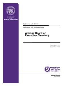 A REPORT TO THE ARIZONA LEGISLATURE  Performance Audit Division