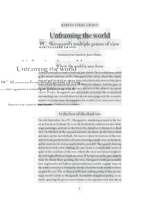 unframing the world  karina lykke grand Unframing the world P.C. Skovgaard’s multiple points of view