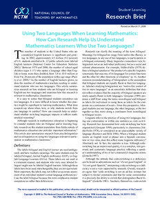 Student Learning  Research Brief