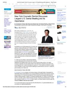 New York Cosmetic Dentis...ortance - Yahoo Finance