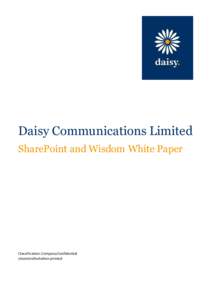 SharePoint and Wisdom White Paper