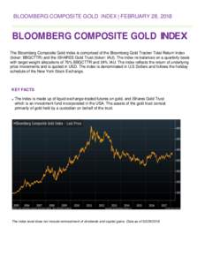 BLOOMBERG COMPOSITE GOLD INDEX | FEBRUARY 28, 2018 ///////////////////////////////////////////////////////////////////////////////////////////////////////////////////////////// //////////////////////////// BLOOMBERG COMP