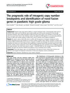 Carcinogenesis / Fluorescence in situ hybridization / Mutation / Gene / Intron / Fusion gene / Biology / Genetics / Deletion