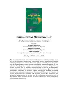 Microsoft Word - International Migration Law.doc
